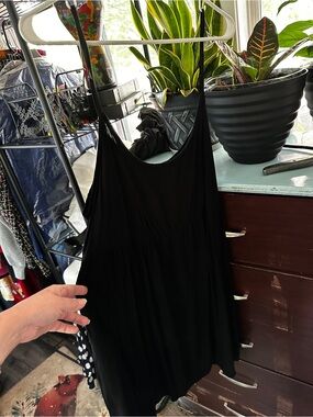 wild fable Black Scoop Neck Dress